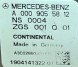 Mercedes-Benz OE SENSOR CZUJNIK NOX A0009055812 MERCEDES Sensor nox a0009055812 mercedes - warranty - we choose after vin