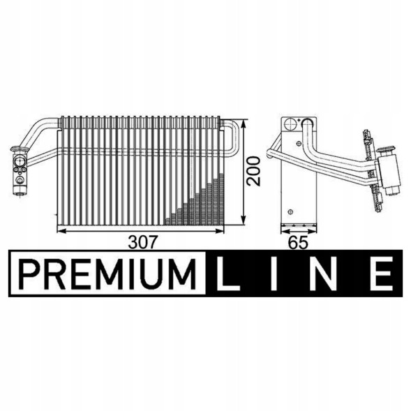 Mahle AE 147 000P Car air conditioning evaporator mahle ae 147 000p