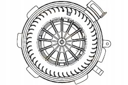 Hella HEL8EW 351 034-071(EXT) Hella mercedes sprinter 06- +ac he blower engine + collision set #30