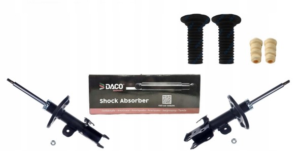 DACO  2 X oil-gas shock absorbers covers prius w3 2008-2016 front