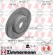 Zimmermann 150.3483.55 Brake disc right front 150.3483.55