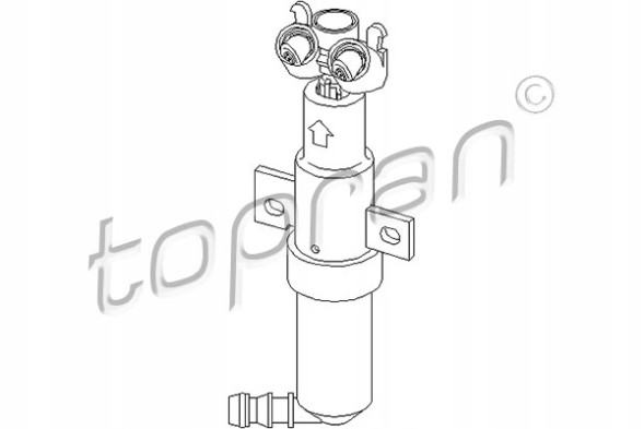 Topran 113 438 Washer nozzles topran 113 438