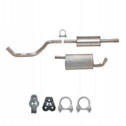 CHINA ZEST.00043 Mufflers set mitsubishi colt cabriolet 1.5 109k