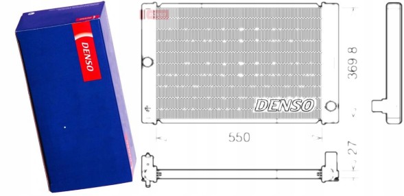 Denso DRM50123 Engine cooler (manual gearbox) toyota auris, corolla 1.4d