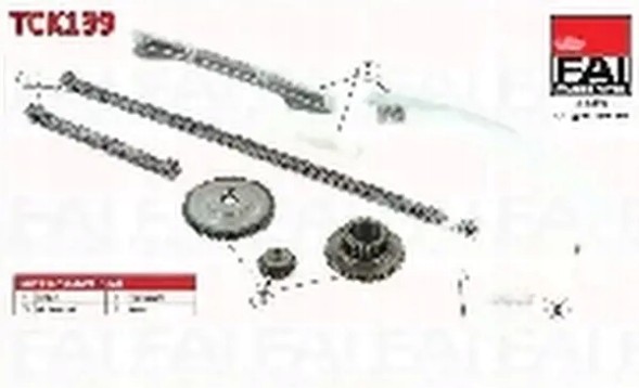 FAI AutoParts  Timing chain kit tck139 fai autoparts