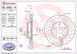 Brembo  Brembo brake disc. Mazda 3 13-19 front