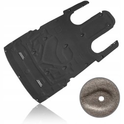 M MODECAR DA-37879 Material cover plate for porsche panamera ii 971 16+ 971825311f engine