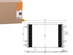 NRF Nrf35841 air conditioning condenser vw a4 04- + driver assistant #33