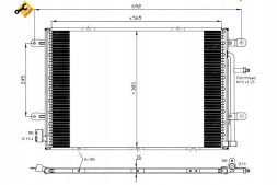 NRF Nrf35841 air conditioning condenser vw a4 04- + driver assistant #33