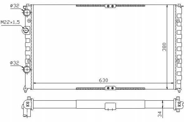 Nissens  Engine cooler seat inca vw caddy ii polo polo + driver's essential #37