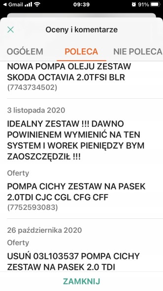 Magneti Marelli 03G115105 038115105 New set oil pump audi vw seat 2.0 tdi for 1.9 repair kit