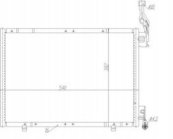 NRF  Air conditioning cooler - nrf 350484