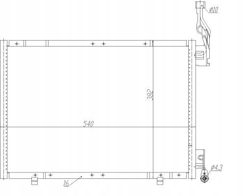 NRF  Air conditioning cooler - nrf 350484