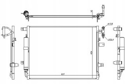 Nissens 940482 NIS/GIFT Air conditioning condenser land rover range rover iii + driver assistant #31