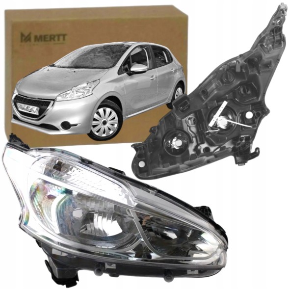 Mertt  Headlight lamp right 9802221280 peugeot 208 2012-2018