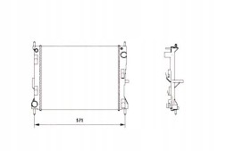 NRF  Nrf radiator renault clio iii 05- -ac nrf
