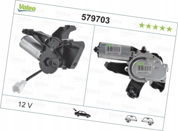 Valeo  Wiper motor rear citroen c5 01-04
