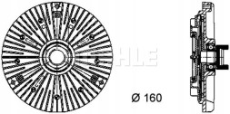 Mahle CFC 58 000P Viscous clutch fan cfc 58 000p mahle