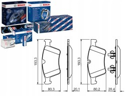 Bosch PRO/0 986 494 427 BOS Brake pads mercedes gl (x164) m (w164) r (w2 + collision assistant #34