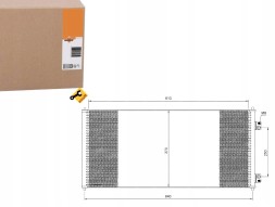 NRF 35651 NRF/GIFT Air conditioning condenser ford transit 00- 06- nrf + driver assistant #31