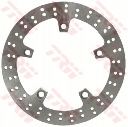 TRW MST372 Brake disc rear fixed 265 136 5x5mm 5x160mm hole diameter