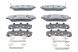 ATE 13.0470-5777.2 Ate brake pads. Hyundai santa fe 06-