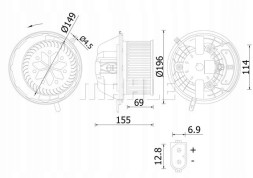 Mahle AB 219 000S L9901049_i interior fan
