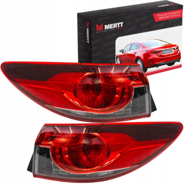 Mertt  Sedan lamps in rear fender left right mazda 6 iii gj 2012-2018 set