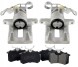 goRabbit 3B0698451A 7354162 425428 -1 Brake pads calipers rear set audi a4 b5 94-01