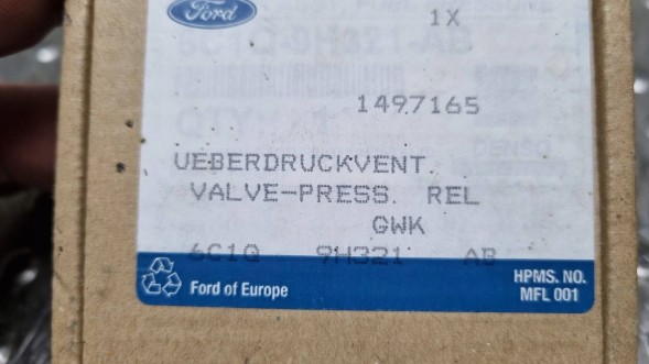 Ford OE  Fuel strip pressure valve 6c1q-9h321-ab ford transit 2.2 tdci oe