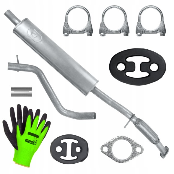 Polmostrów  Center silencer fiat 500 1 i 07 - 10 1.4 hatchback freebie