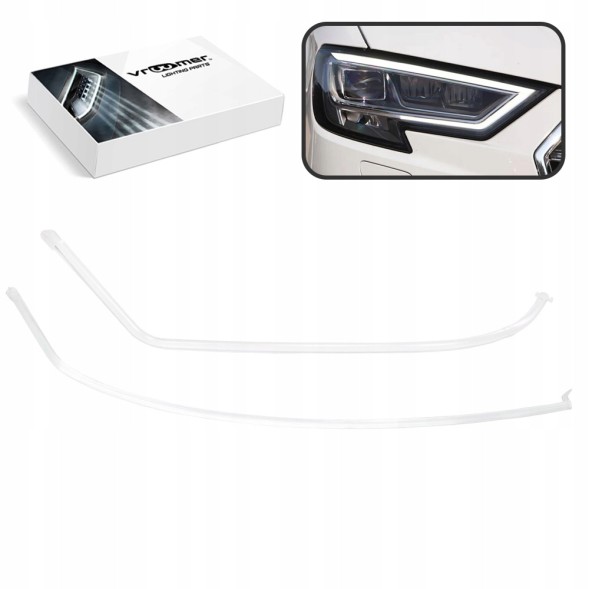 Vroomer  Fiber optic right daylight lamp drl audi a3 s3 8v 16-20 full led