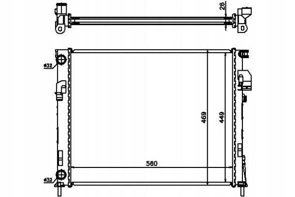 Nissens PRO/63025A NIS Engine cooler nissan primastar opel vivaro a r + collision assistant #34
