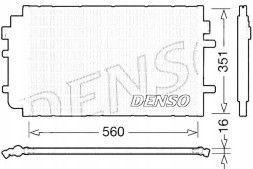 Denso Dendcn12005 air conditioning cooler (with dehumidifier) + driver assistant #33