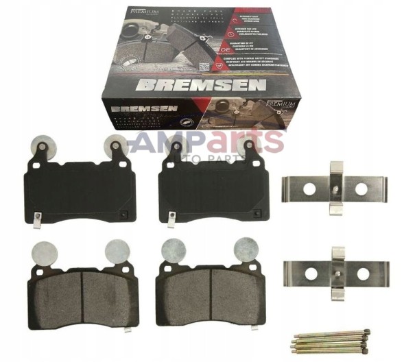 Bremsen AM-D1474 Cadillac ct6 2018-2019 brake pads front ceramic + plates
