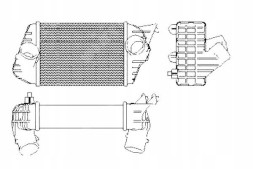 NRF Intercooler fiat stilo 1,9jtd nrf + driver's essential #37
