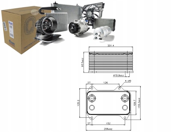Nissens PRO/90690 NIS Oil cooler daf cf 85 xf 95 mx265-xf355m 01.01 + collision assistant #34