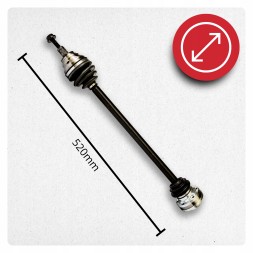 BRV  Half axle right seat leon (5f) altea 1.8 tsi tarraco ateca 2.0 tdi manual new