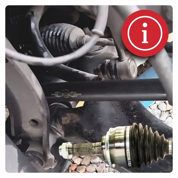 BRV B1996 Half axle right ford kuga iii (dfk) 2.0 ecoblue 2.5 duratec 4x4 vending machine new