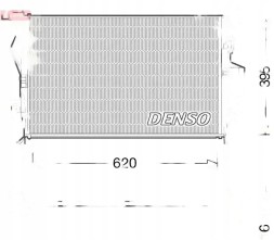 Denso  Water cooler drm06036 denso fiat 500x