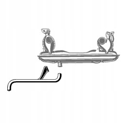 BBT  Exhaust tube vw transporter t2 from 08.1976r cucumber