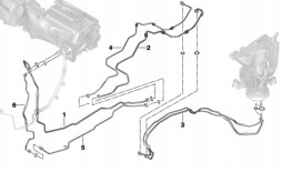 BMW OE Bmw x7 g07 air conditioning cable with 5-zone heater adjustment rear