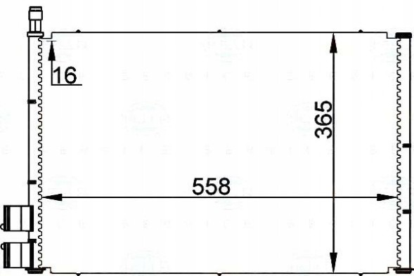 Behr Hella Service 8FC 351 300-354/BRH Behr hella condenser 1254203 1146195 2s6h19710aa 1 + driver assistant #28