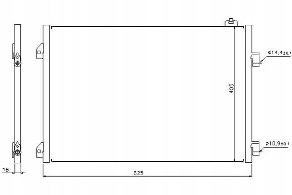 Nissens PRO/94668 NIS Air conditioning condenser renault clio ii thalia i th + collision assistant #34
