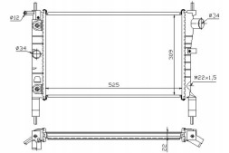 Nissens PRO/632831 NIS Engine cooler opel astra f astra f classic 1.4 + collision assistant #34