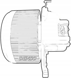 Denso DEA07019 Blower air supply fan dea07019 denso citroen
