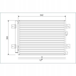 Valeo 814077 Valeo air conditioning condenser duster 10-