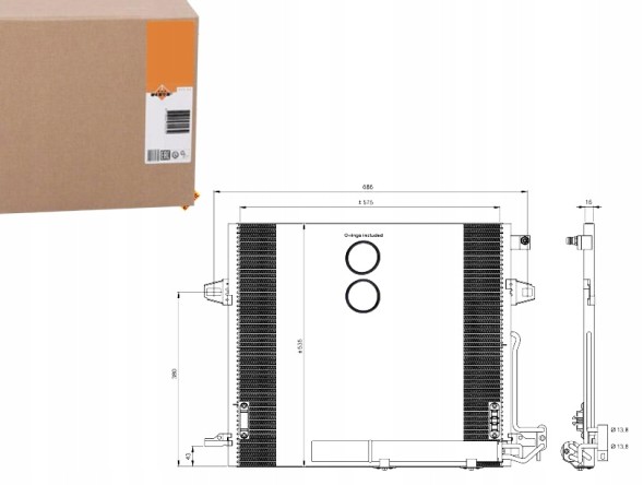NRF NRF35927(iMOTO) Air conditioning condenser mercedes gl (x164) 06-, m + driver's essential #37