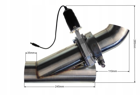 FMIC IN-PP-EL-YY30 76Mm electronic exhaust throttle with remote control