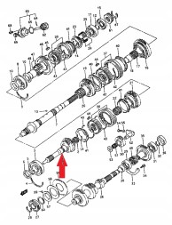 Suzuki OE 24110-60A02 Gearbox shaft suzuki vitara 24110-60a02
